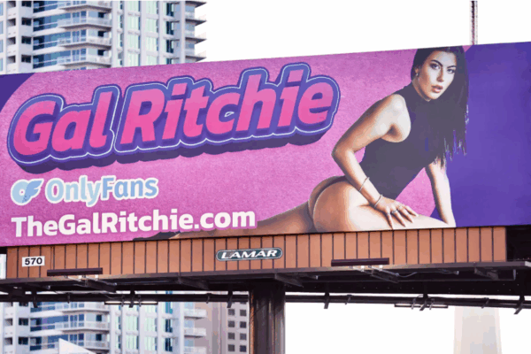 Gal Ritchie Takes Over the Las Vegas Strip with New OnlyFans Billboard